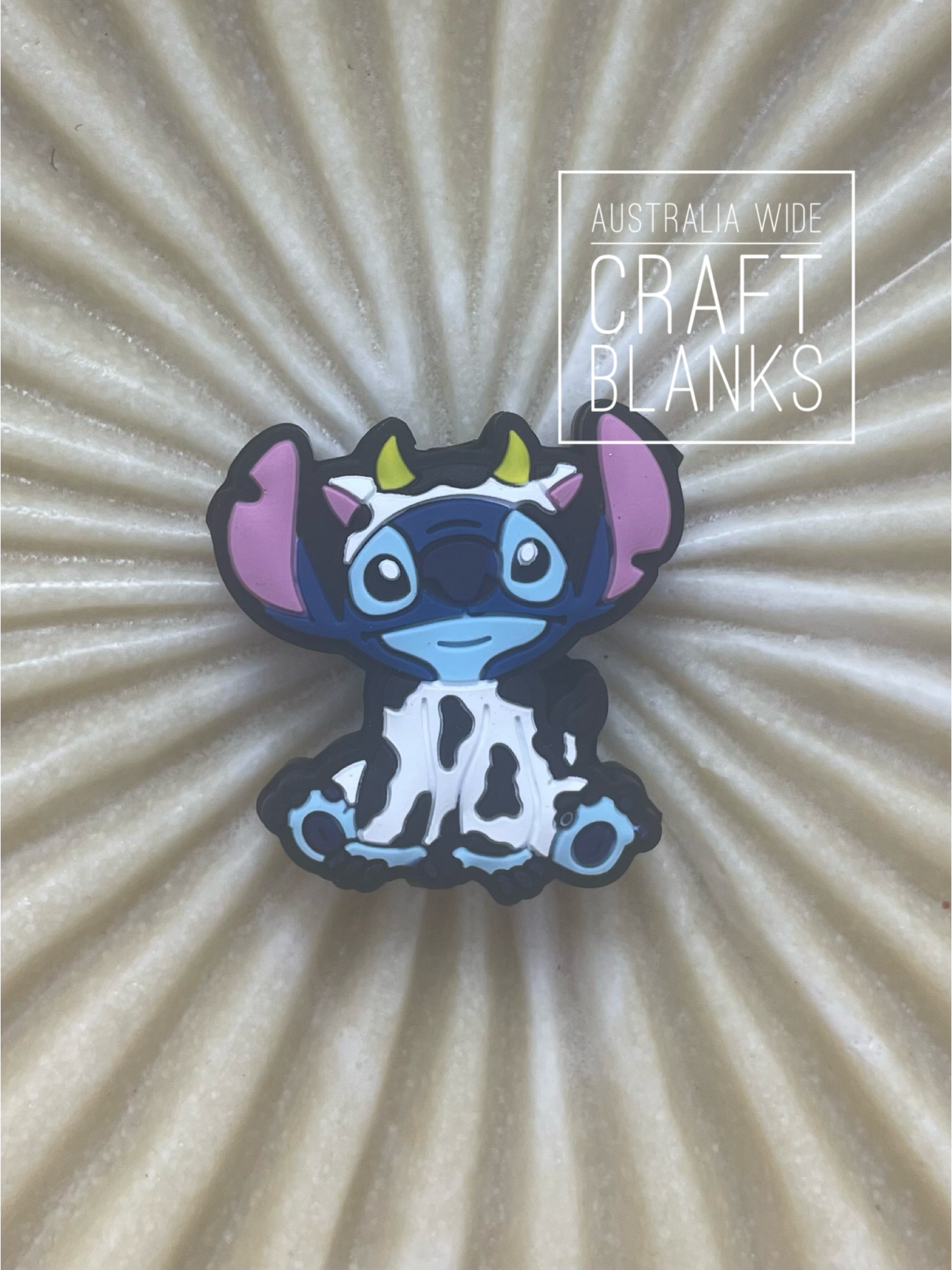 Stitch Cow - Silicone Bead - #72