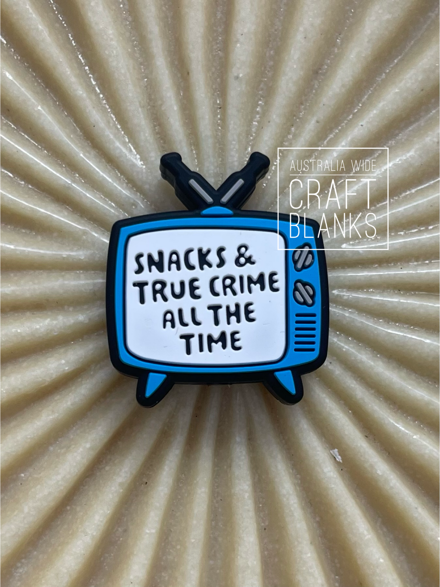 Snacks & True Crime - Silicone Bead - #229