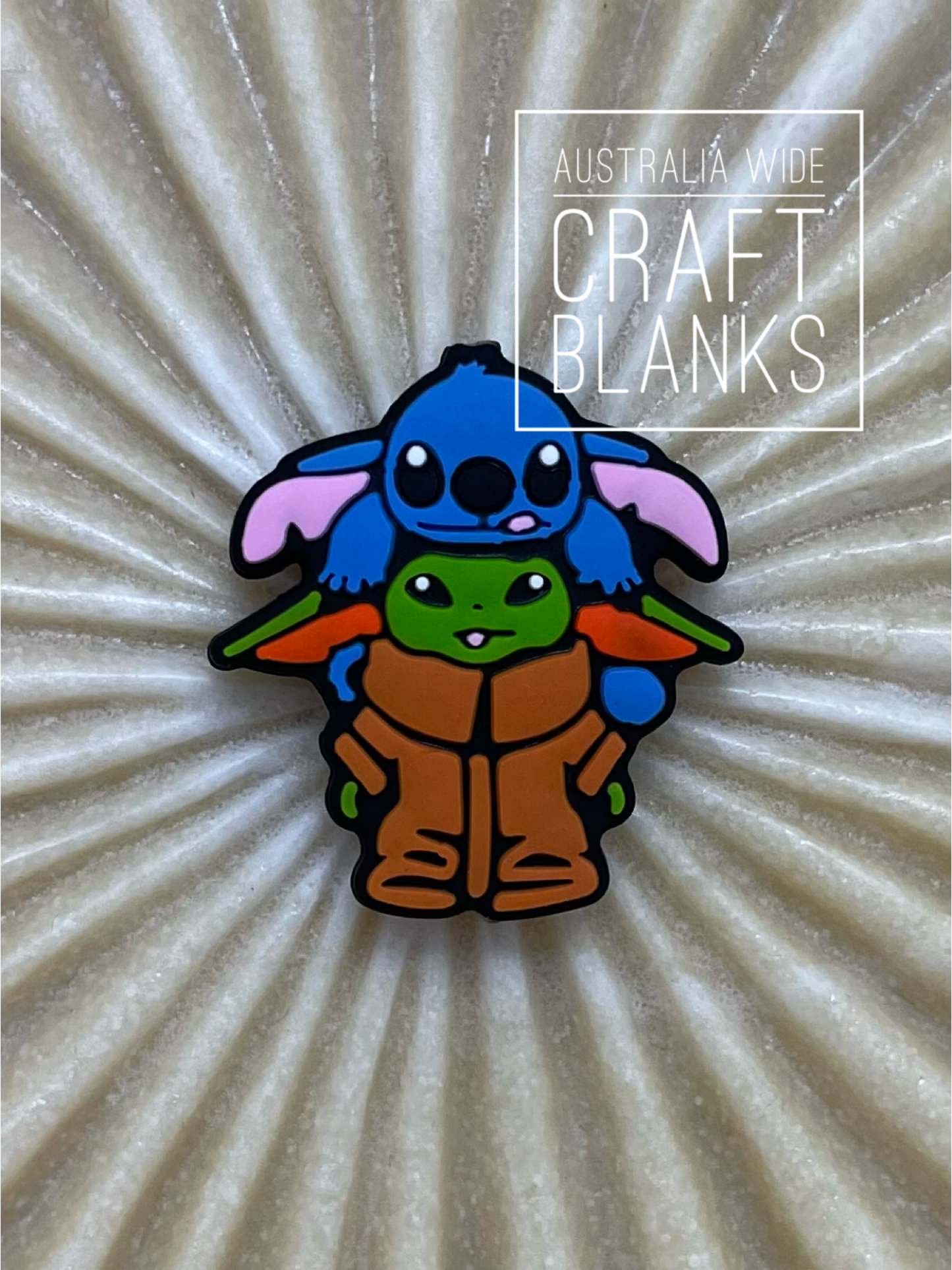 Stitch & Yoda - Silicone Bead - #24