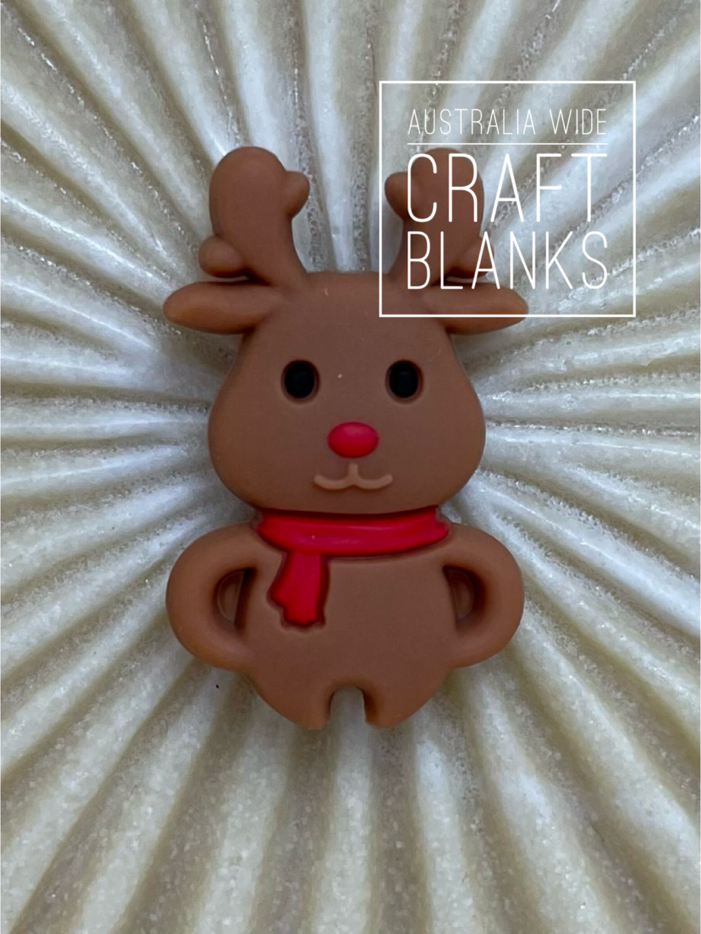 Reindeer - Silicone Bead - #1