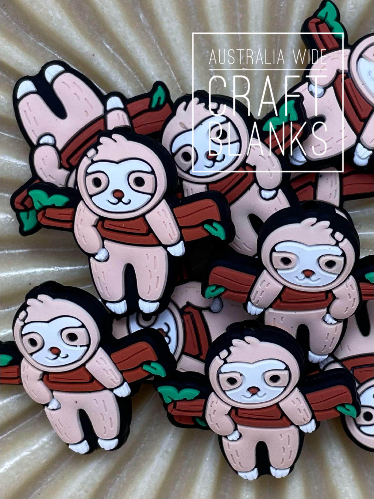 Sloth - Silicone Bead - #149