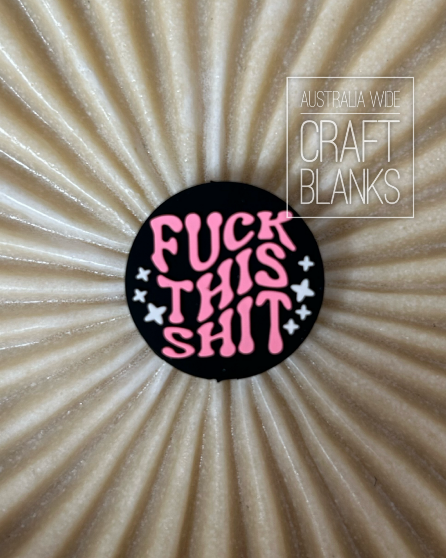 F**k this - Silicone Bead - #189