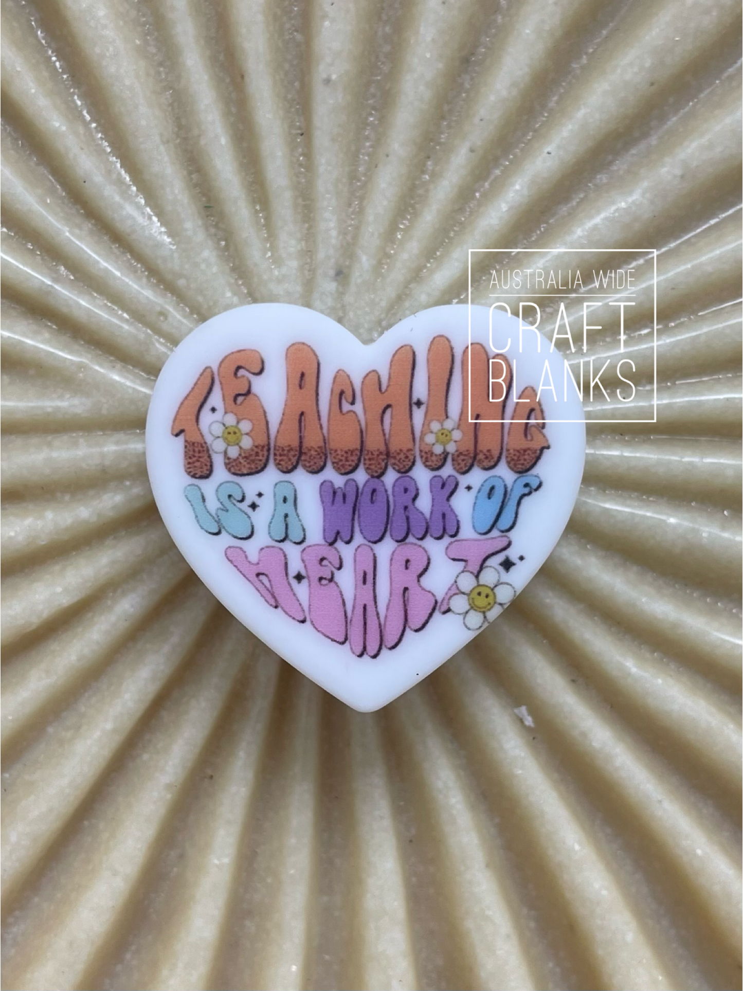 Work of Heart - Silicone Bead - #241