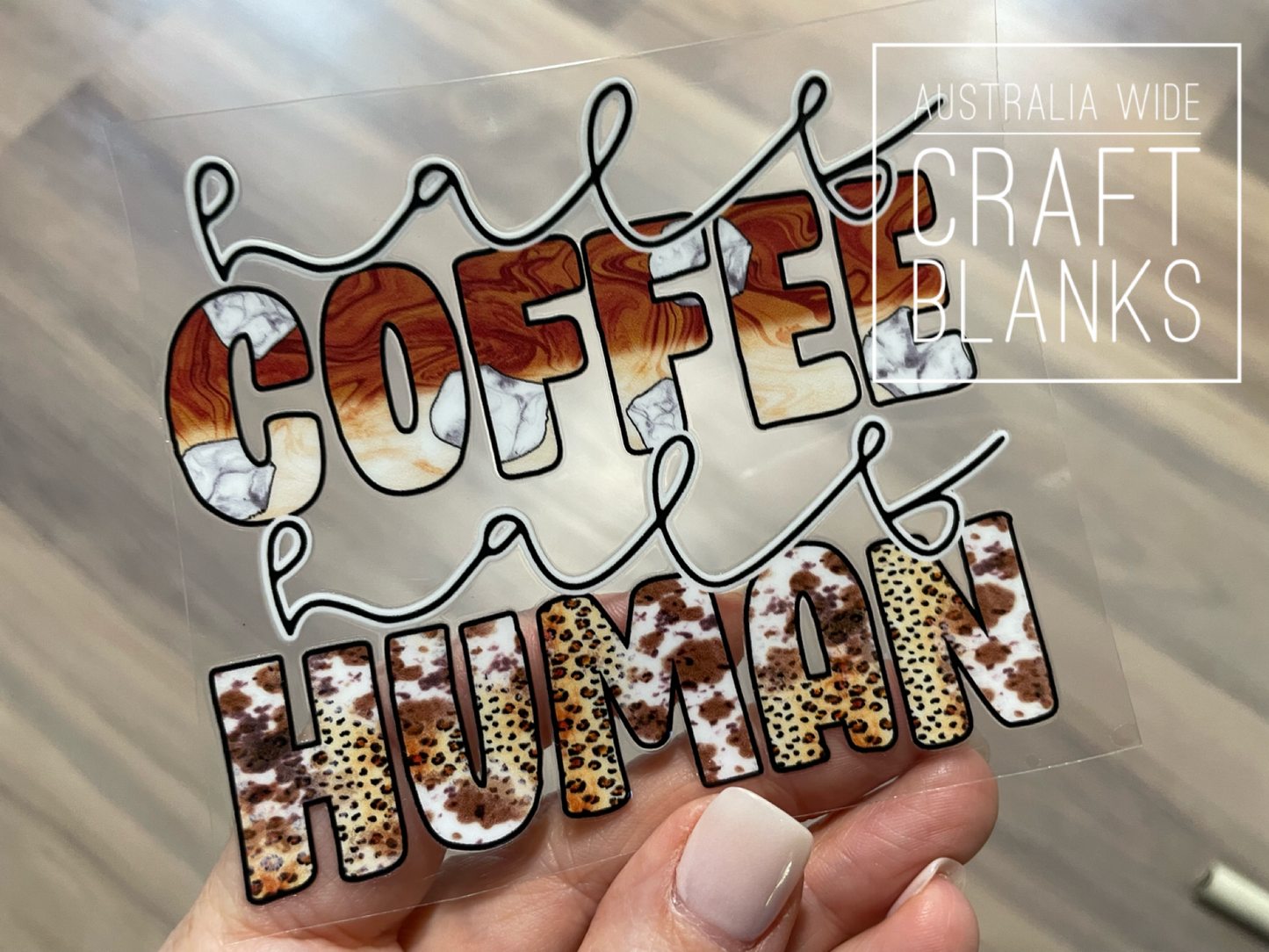 Half Coffee - Decal