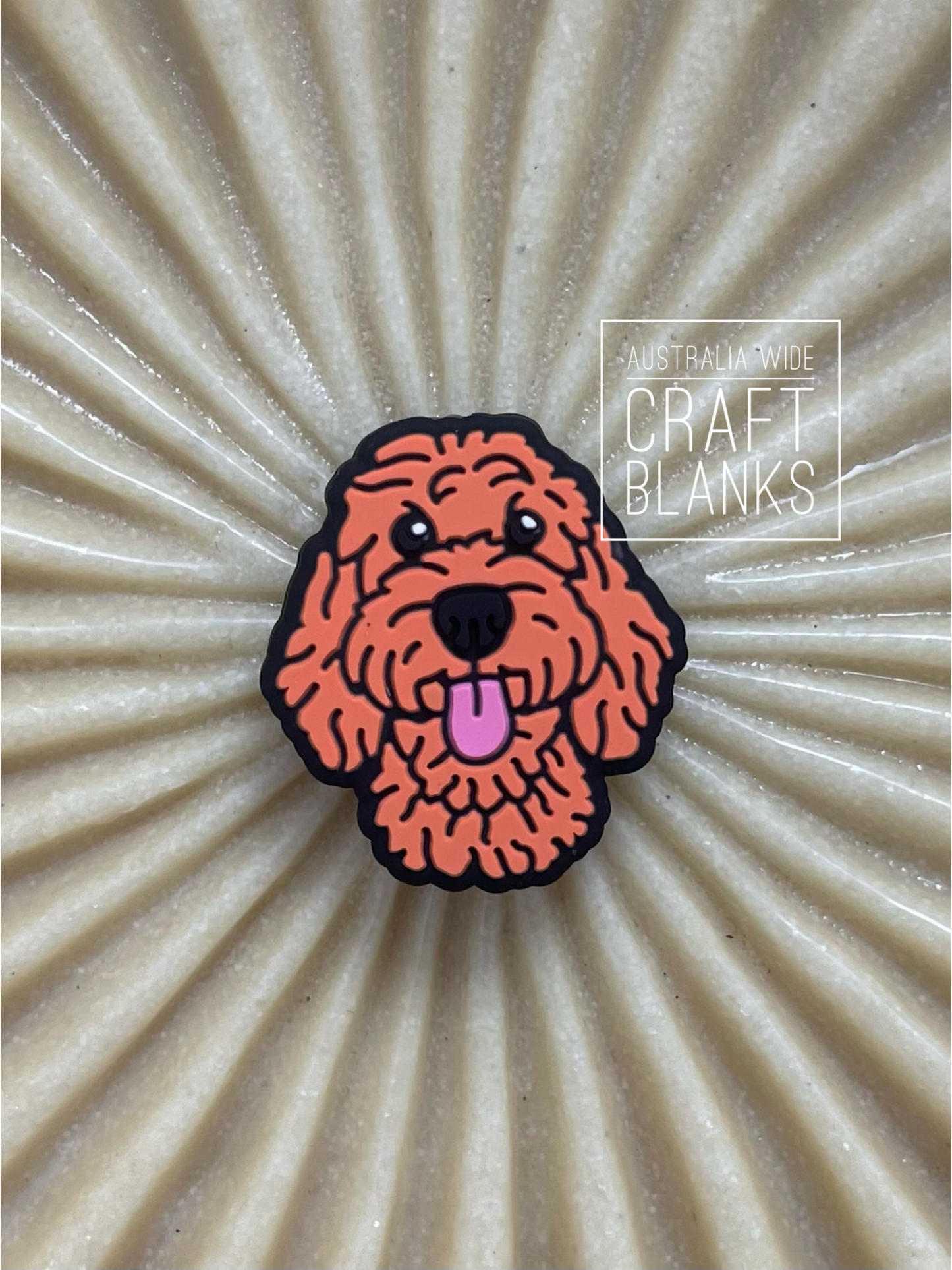Shaggy Dog - Silicone Bead - #203