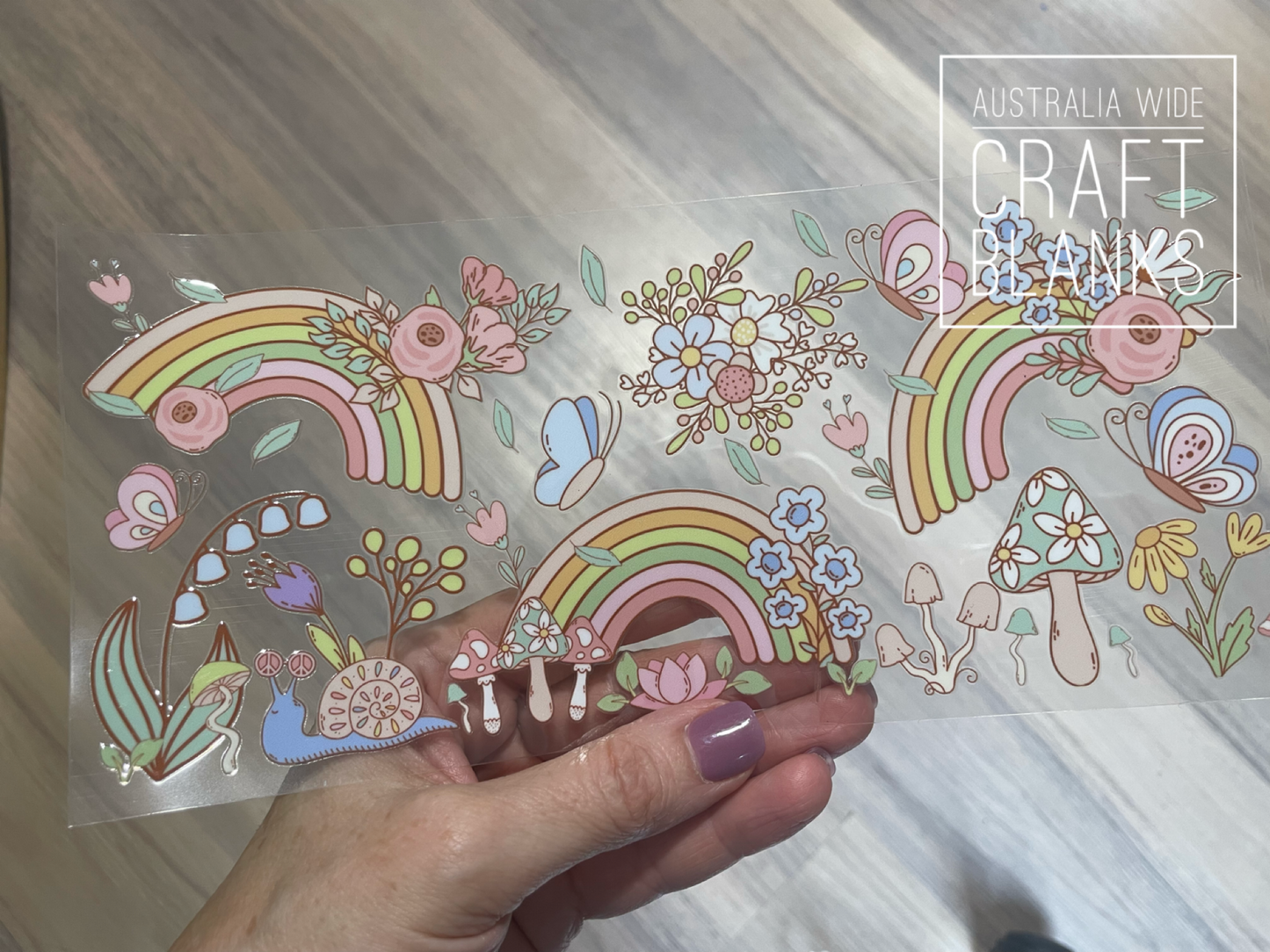 Pastel Rainbow Garden