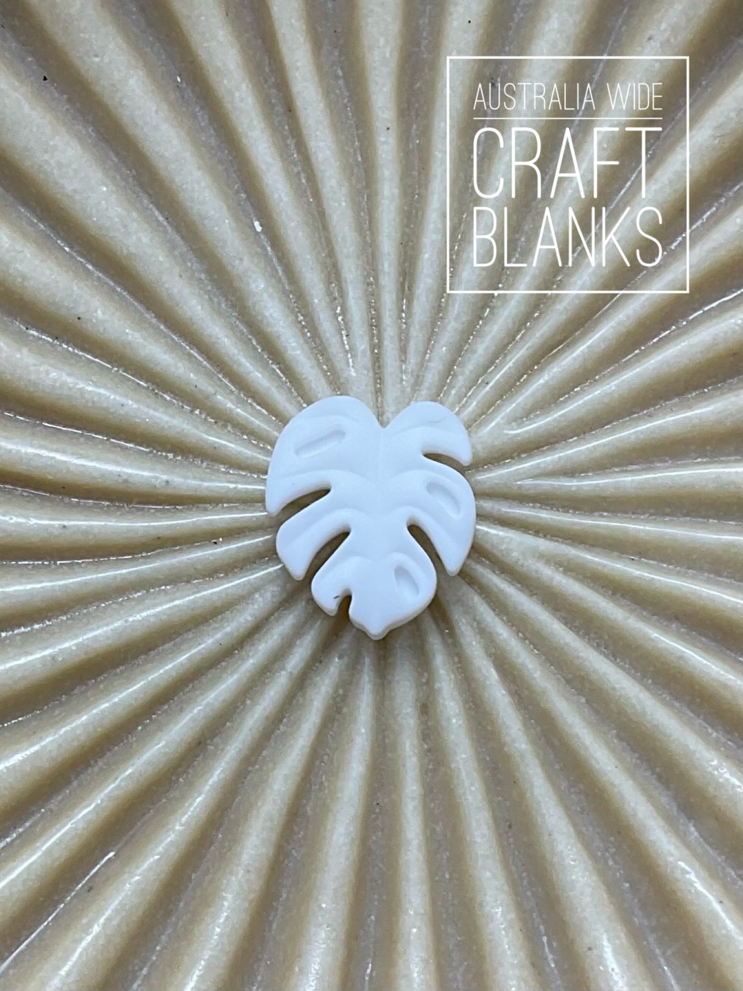 Monstera Leaf - Silicone Bead - SALE - #32