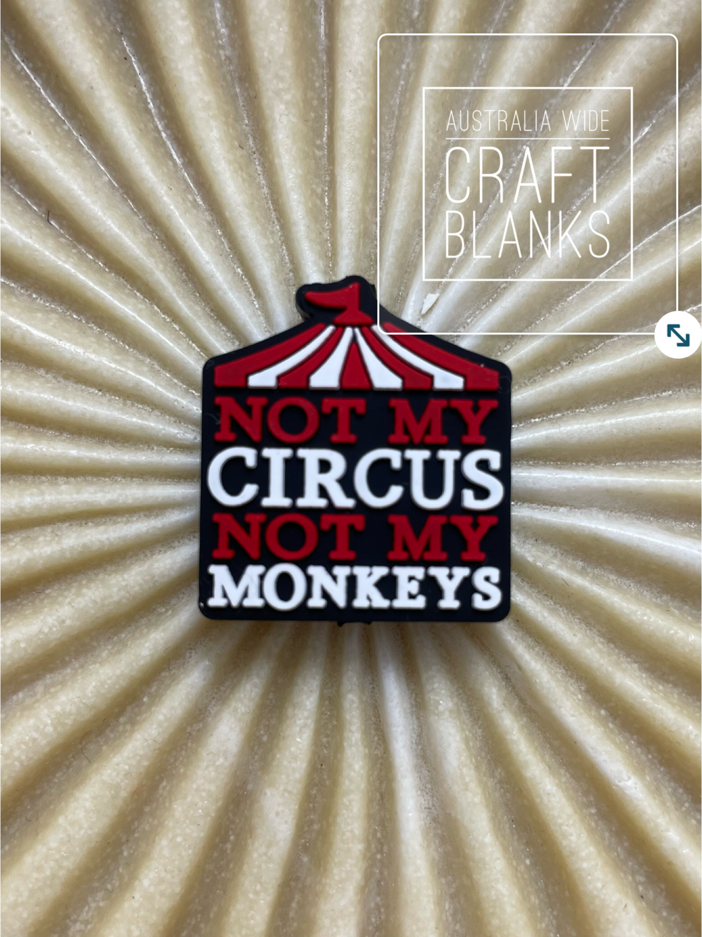 Not my circus - Silicone Bead - #58