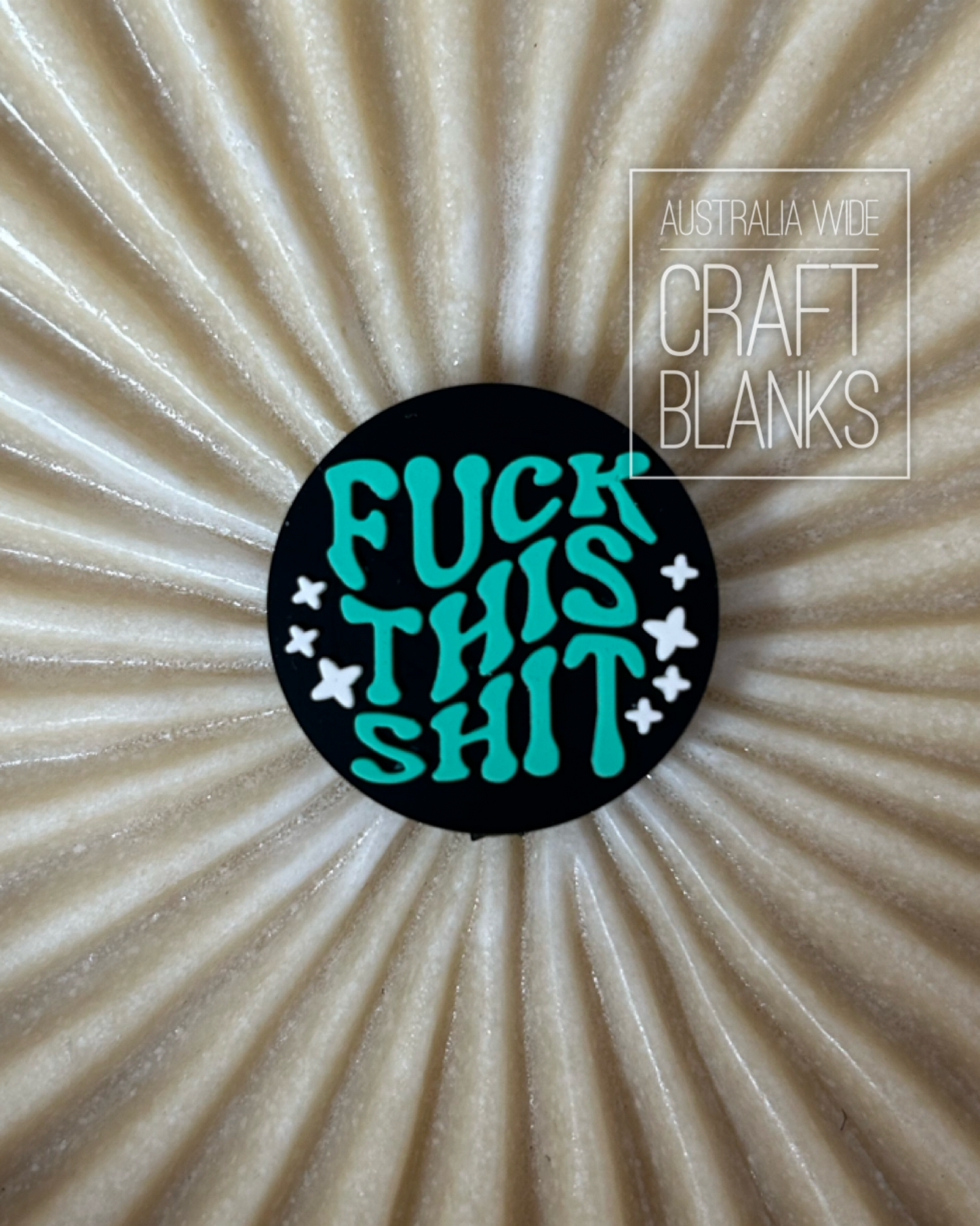 F**k this - Silicone Bead - #189