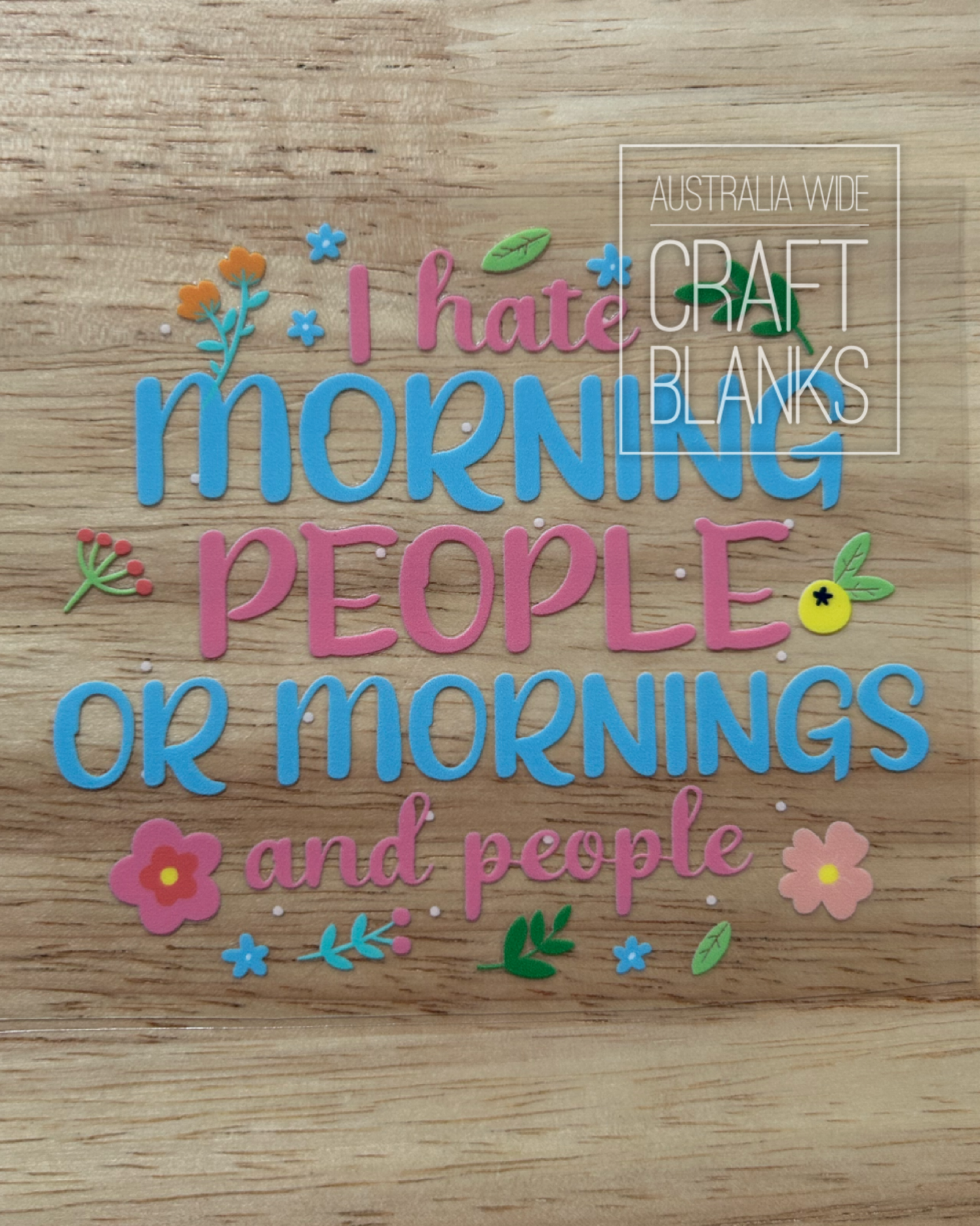 Morning People - Decal