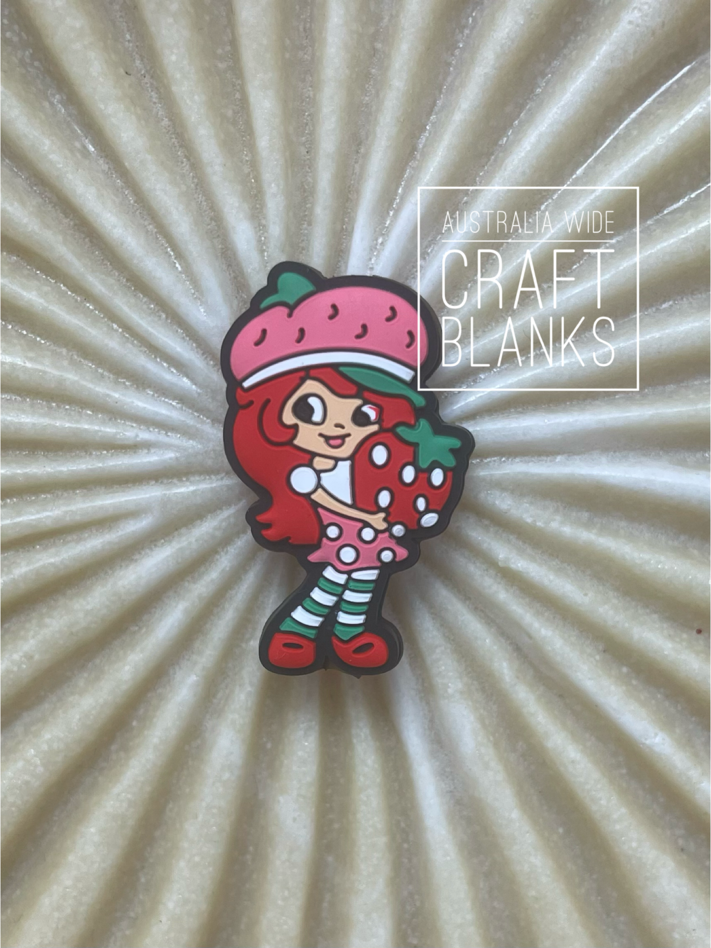 Strawberry Shortcake - Silicone Bead - #129