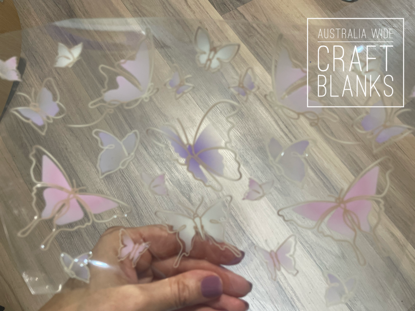 Pastel Butterfly - 24oz