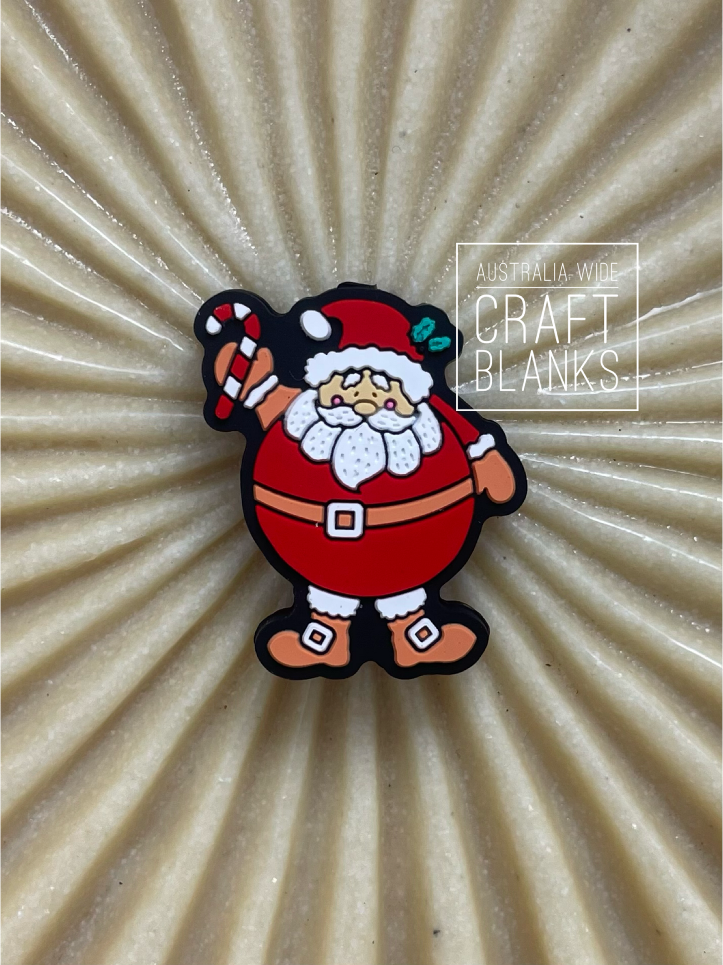 Jolly Santa - Silicone Bead - #206