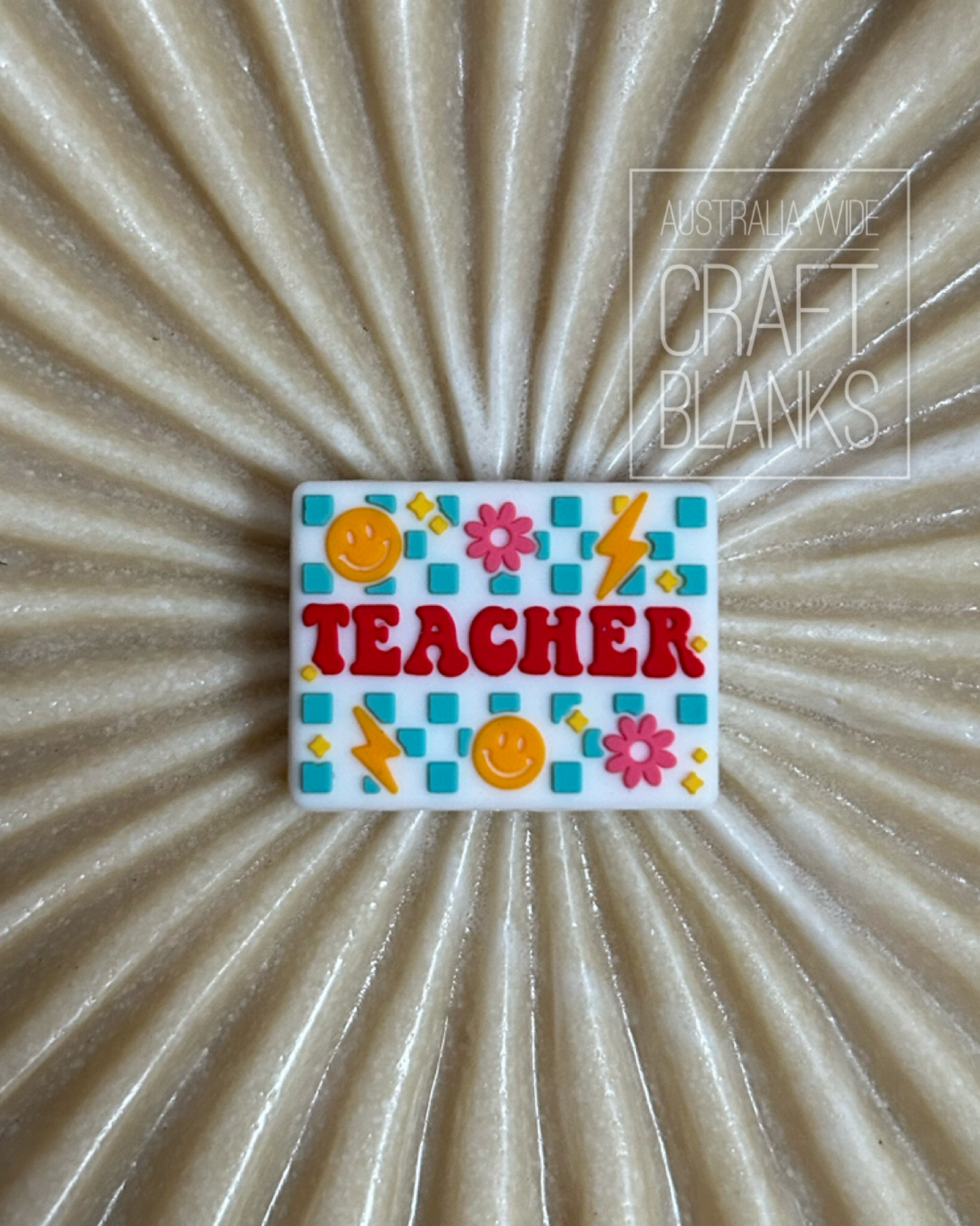 Teacher smile- Silicone Bead- #143