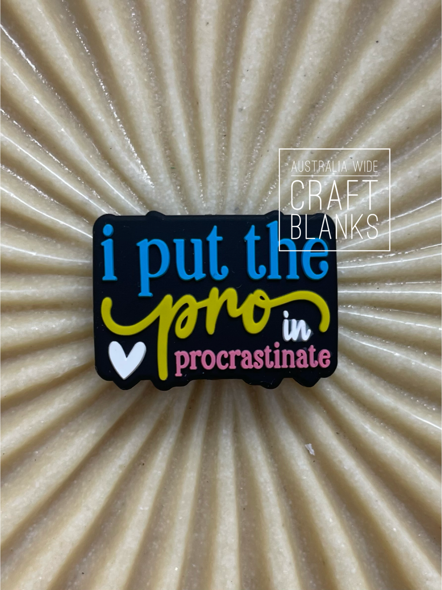 Procrastinate - Silicone Bead - #238