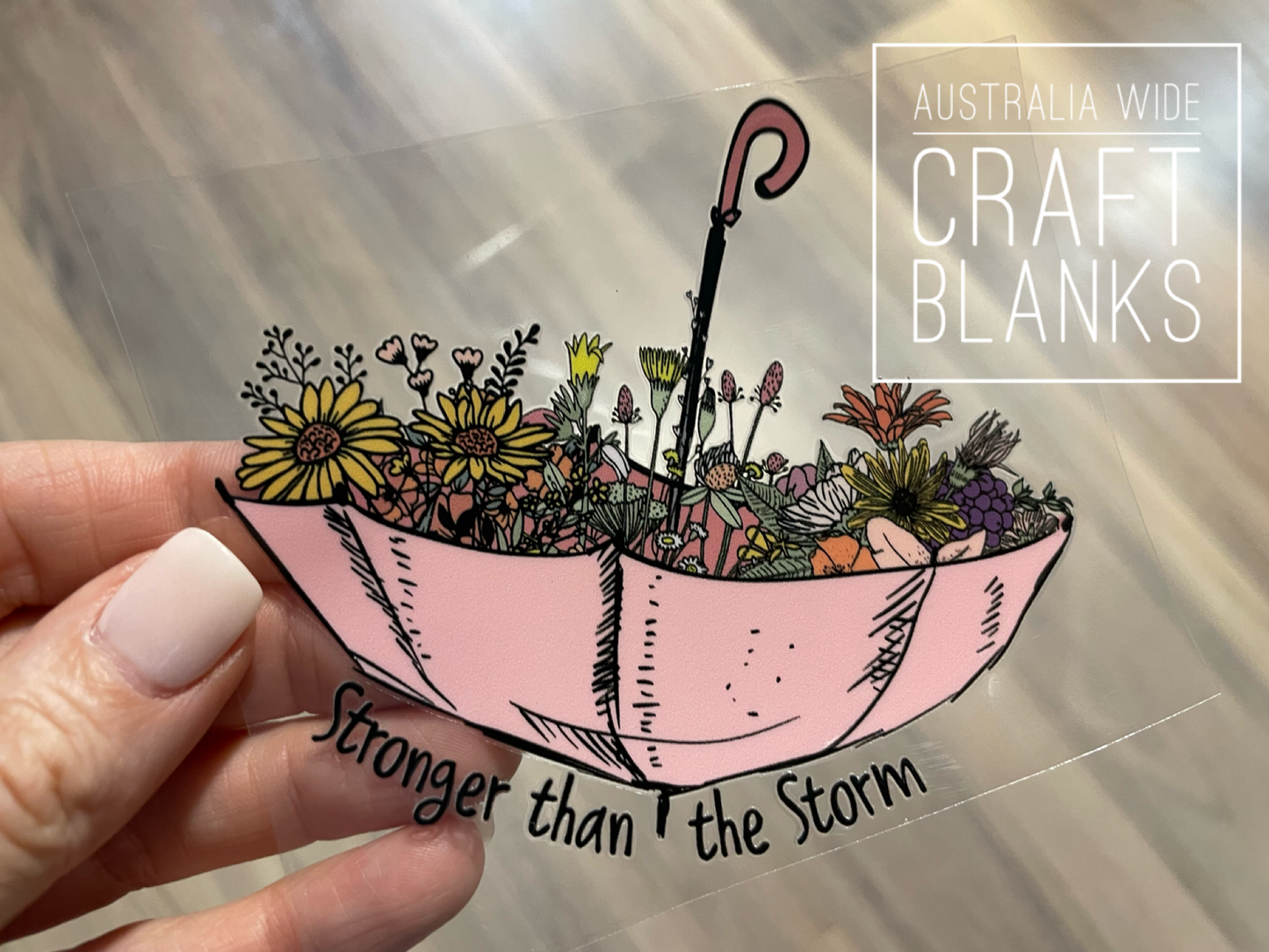 Stronger than the Storm - Decal