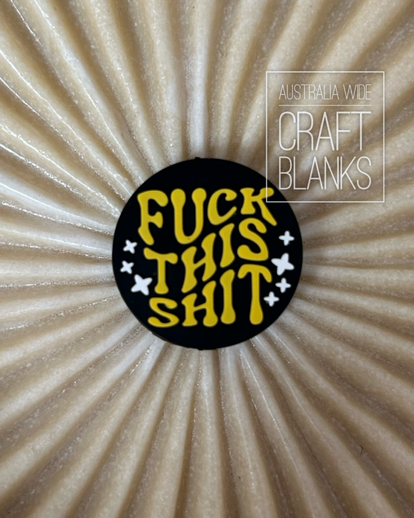 F**k this - Silicone Bead - #189