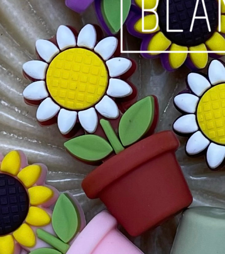 Flower Pot - Silicone Bead - #73