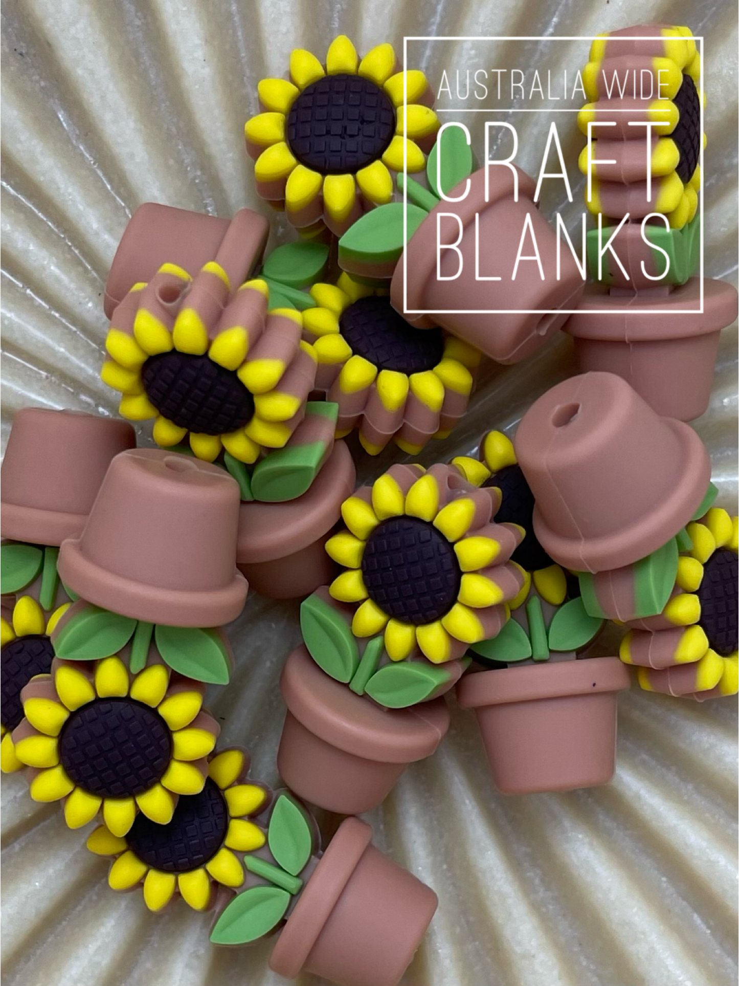 Flower Pot - Silicone Bead - #73