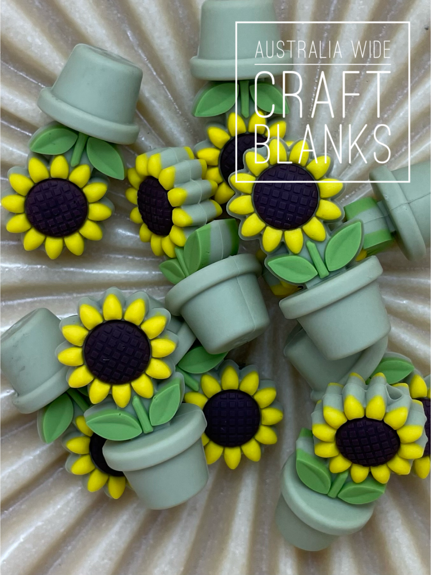Flower Pot - Silicone Bead - #73