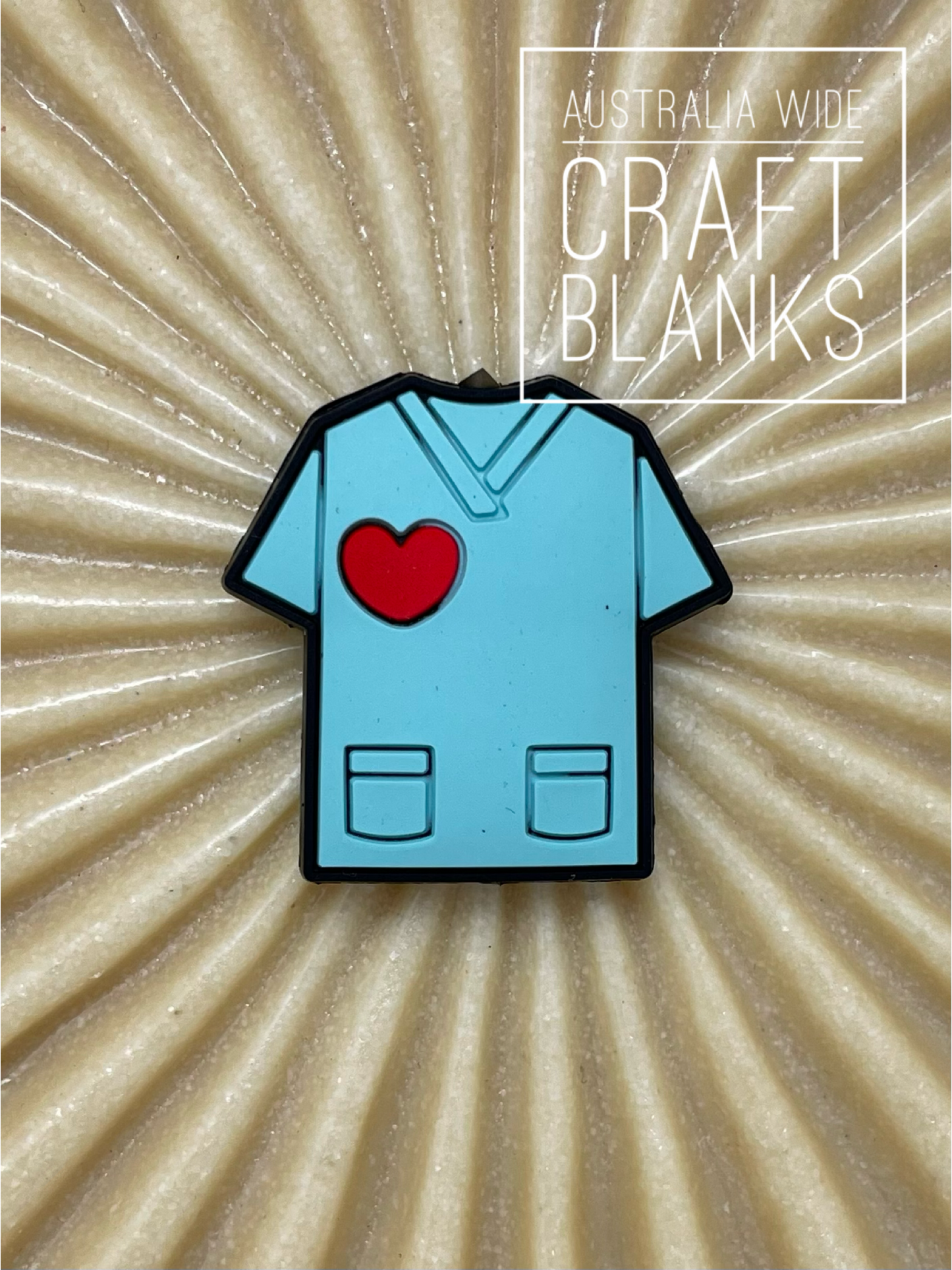 Scrub Top - Silicone Bead - #76