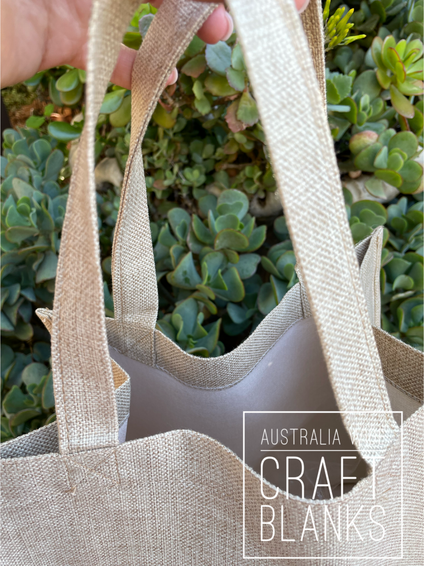 Burlap Tote