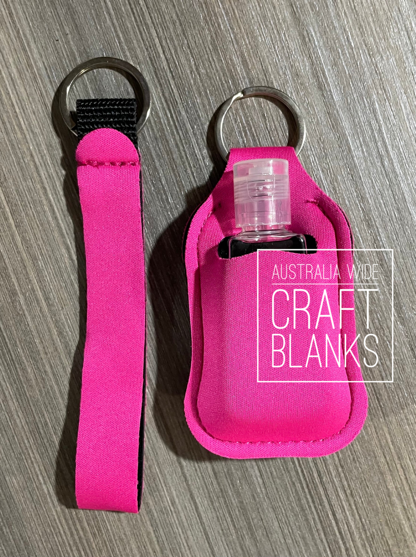 Sanitiser Holder and tag - Neoprene