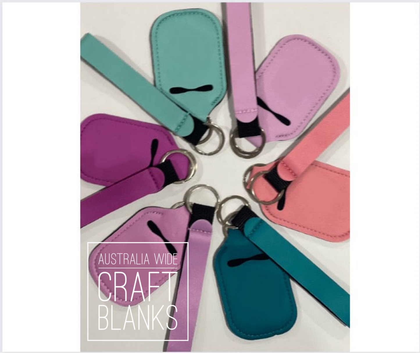 Sanitiser Holder and tag - Neoprene