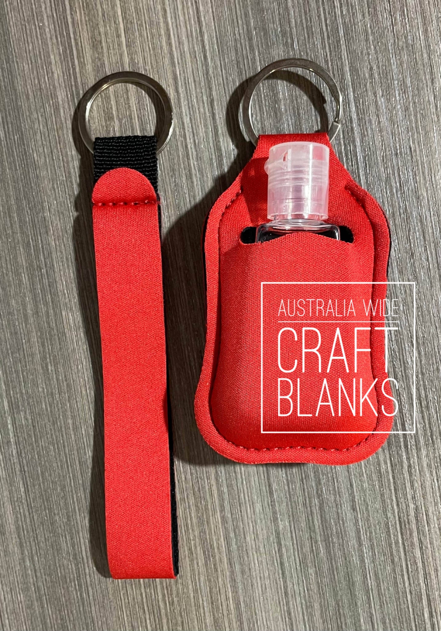 Sanitiser Holder and tag - Neoprene