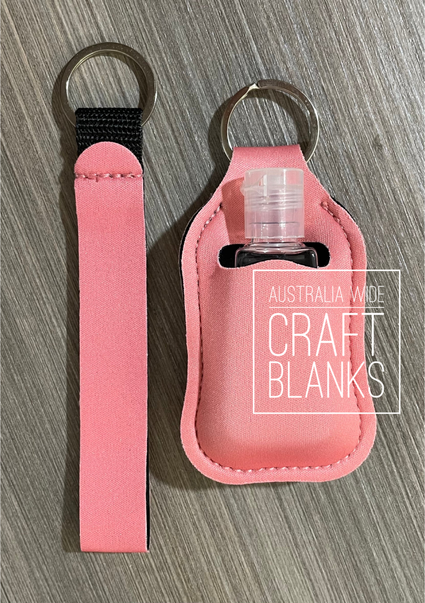 Sanitiser Holder and tag - Neoprene