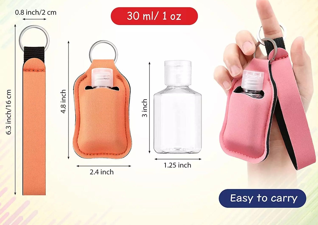 Sanitiser Holder and tag - Neoprene