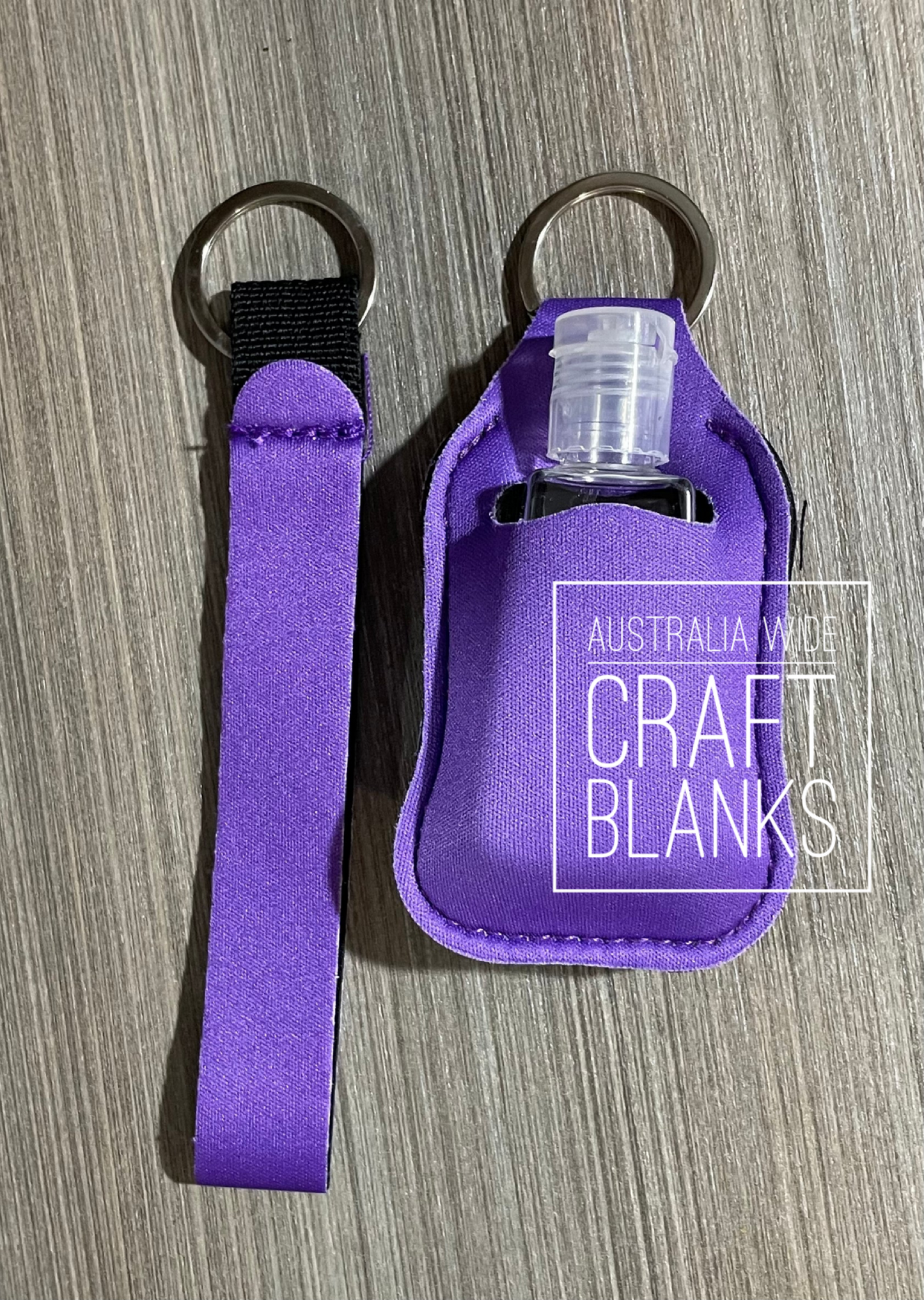 Sanitiser Holder and tag - Neoprene