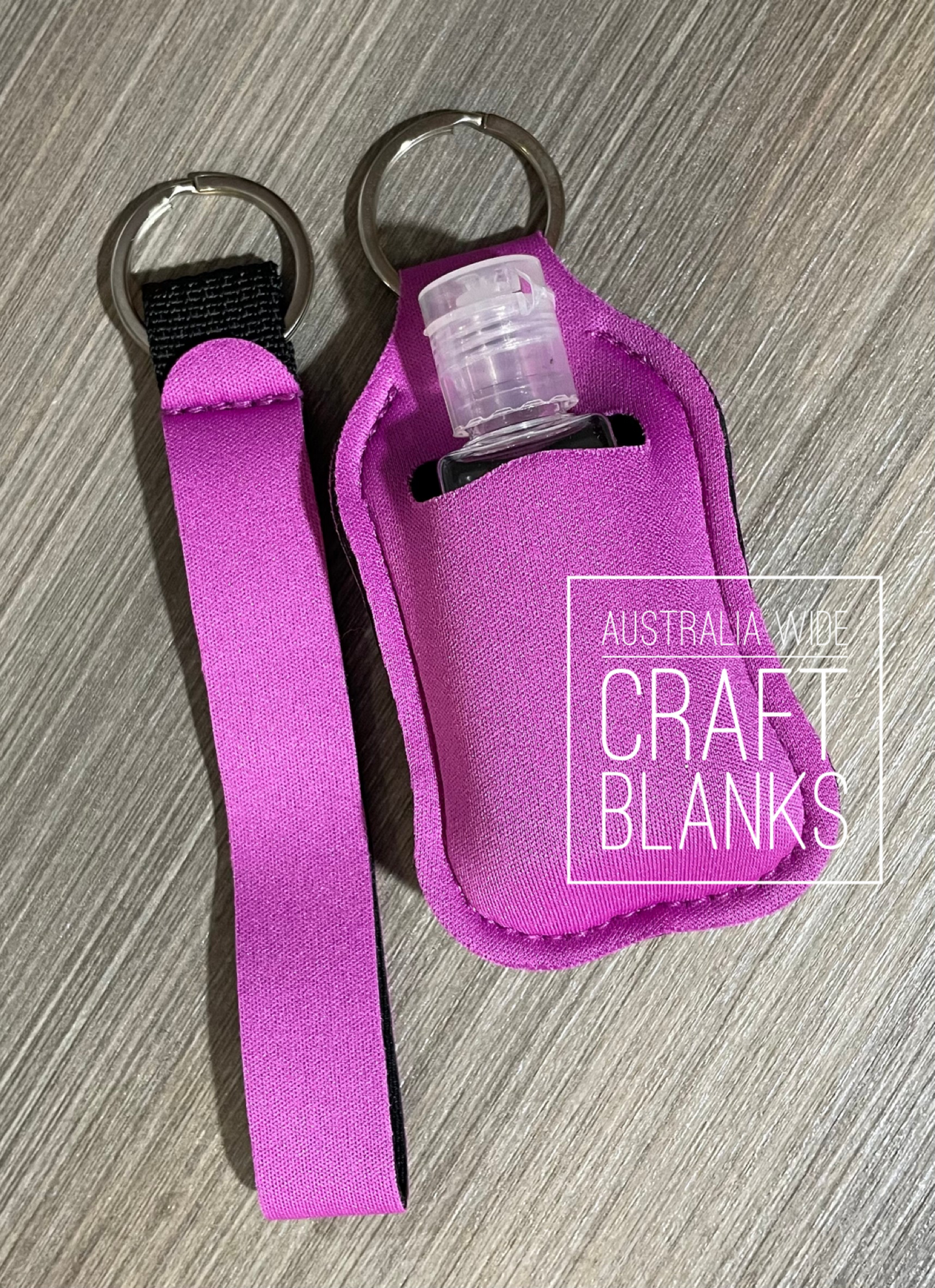 Sanitiser Holder and tag - Neoprene