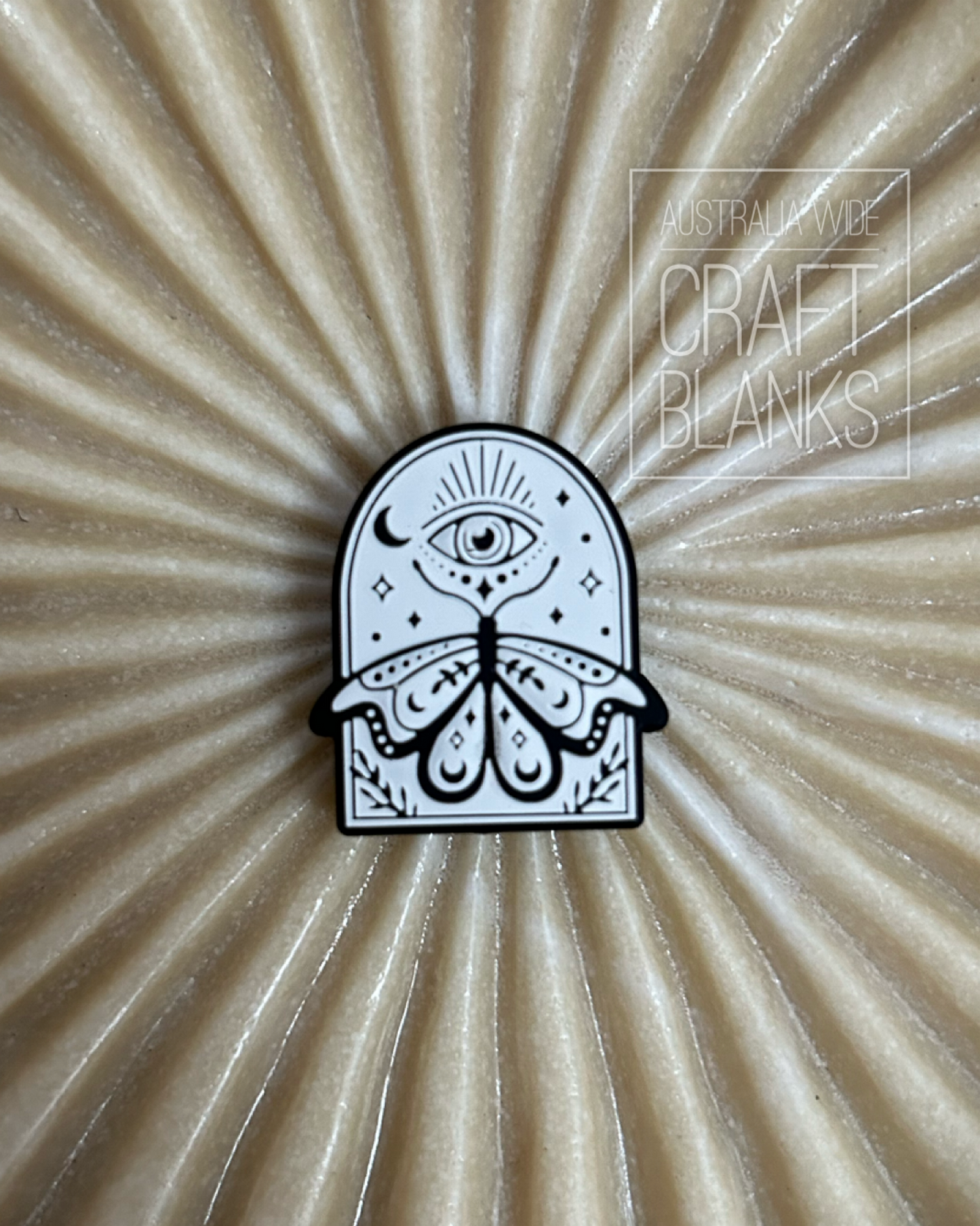 Eye Butterfly - Silicone Bead- #172
