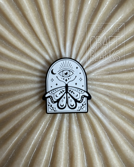 Eye Butterfly - Silicone Bead- #172