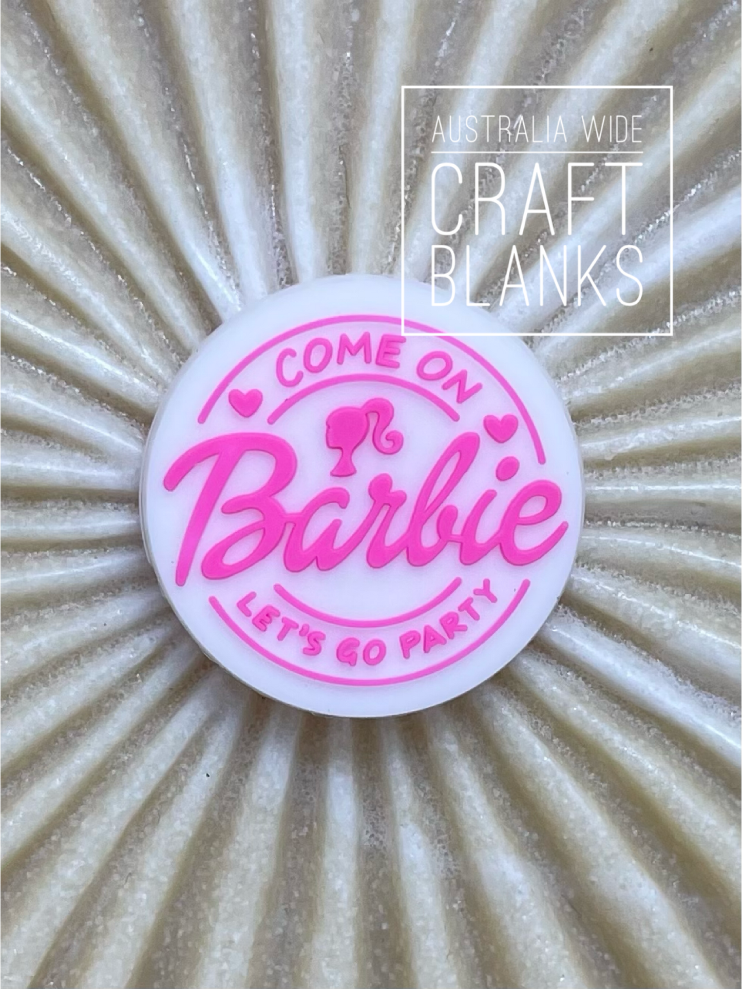 Come on Barbie- Silicone Bead - #49