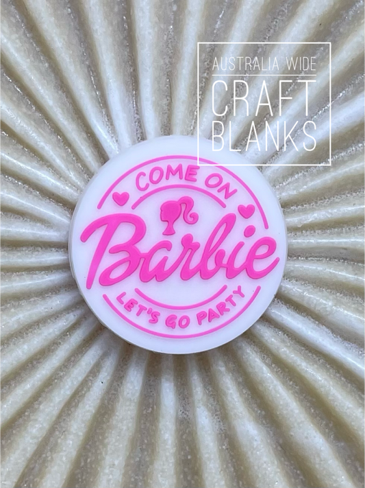 Come on Barbie- Silicone Bead - #49