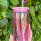 16oz Coloured Glass Libbey Cup w/Acrylic Lid