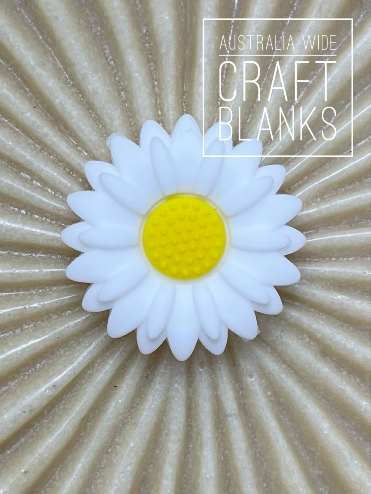 Daisy - Large - Silicone Bead - #75
