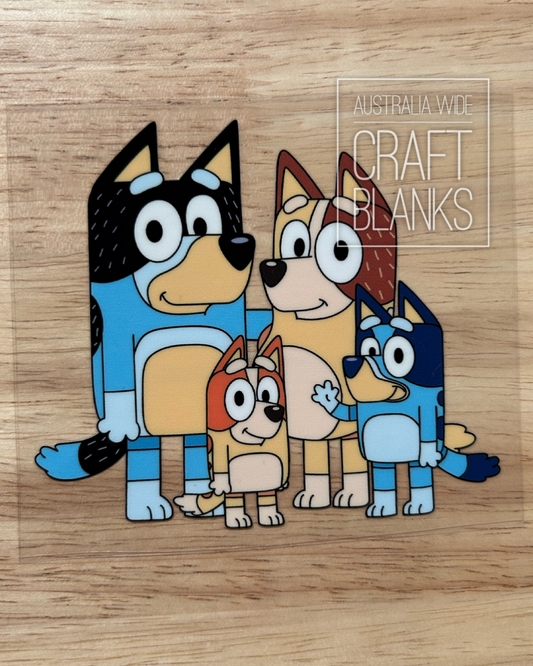 Bluey Family - Decal