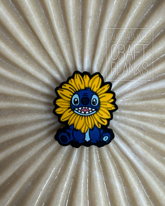 Stitch Sunflower - Silicone Bead- #153