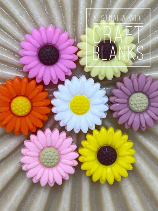 Daisy - Large - Silicone Bead - #75