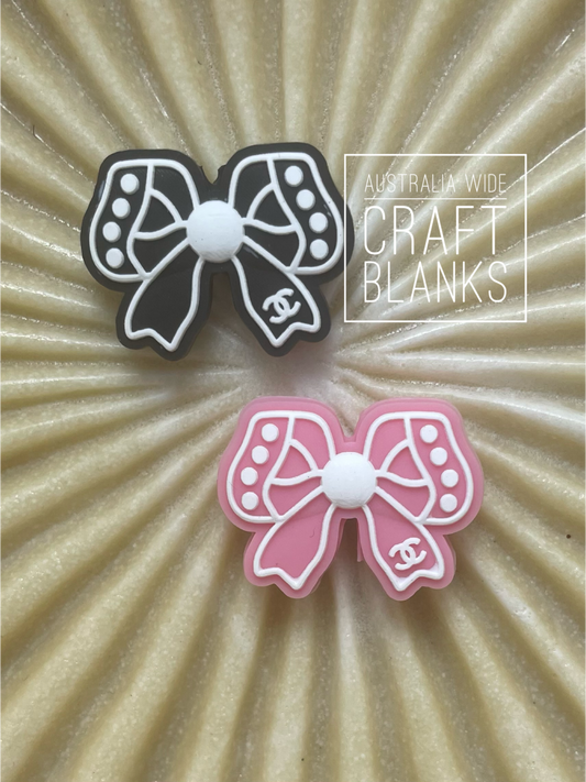 Chanel Bow - Silicone Bead - #123/124