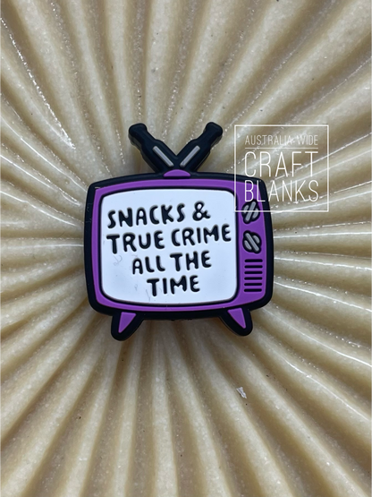 Snacks & True Crime - Silicone Bead - #229