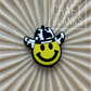 Smiley Cowboy - Silicone bead - #163
