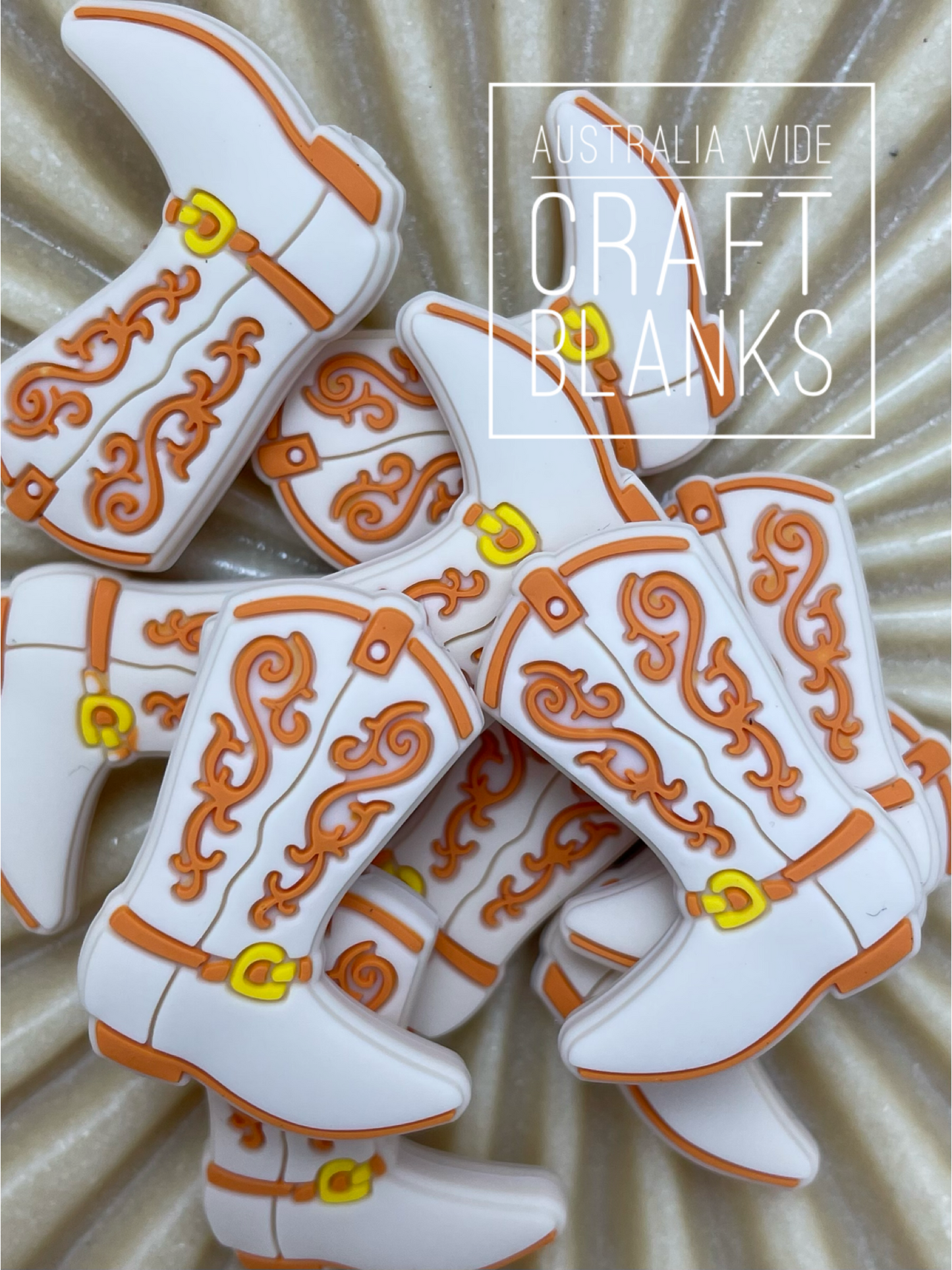 Cowboy Boot - Silicone Bead - #5