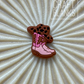 Cowboy Boot w/Hat - Silicone Bead - #59