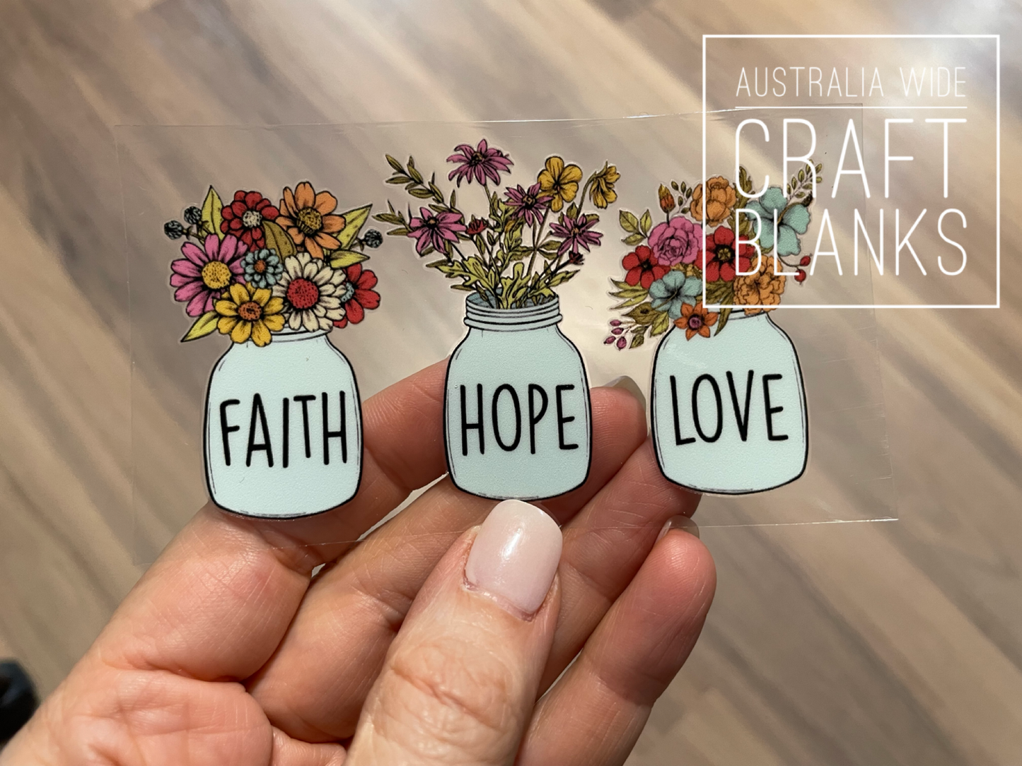 Faith, Hope, Love - Decal