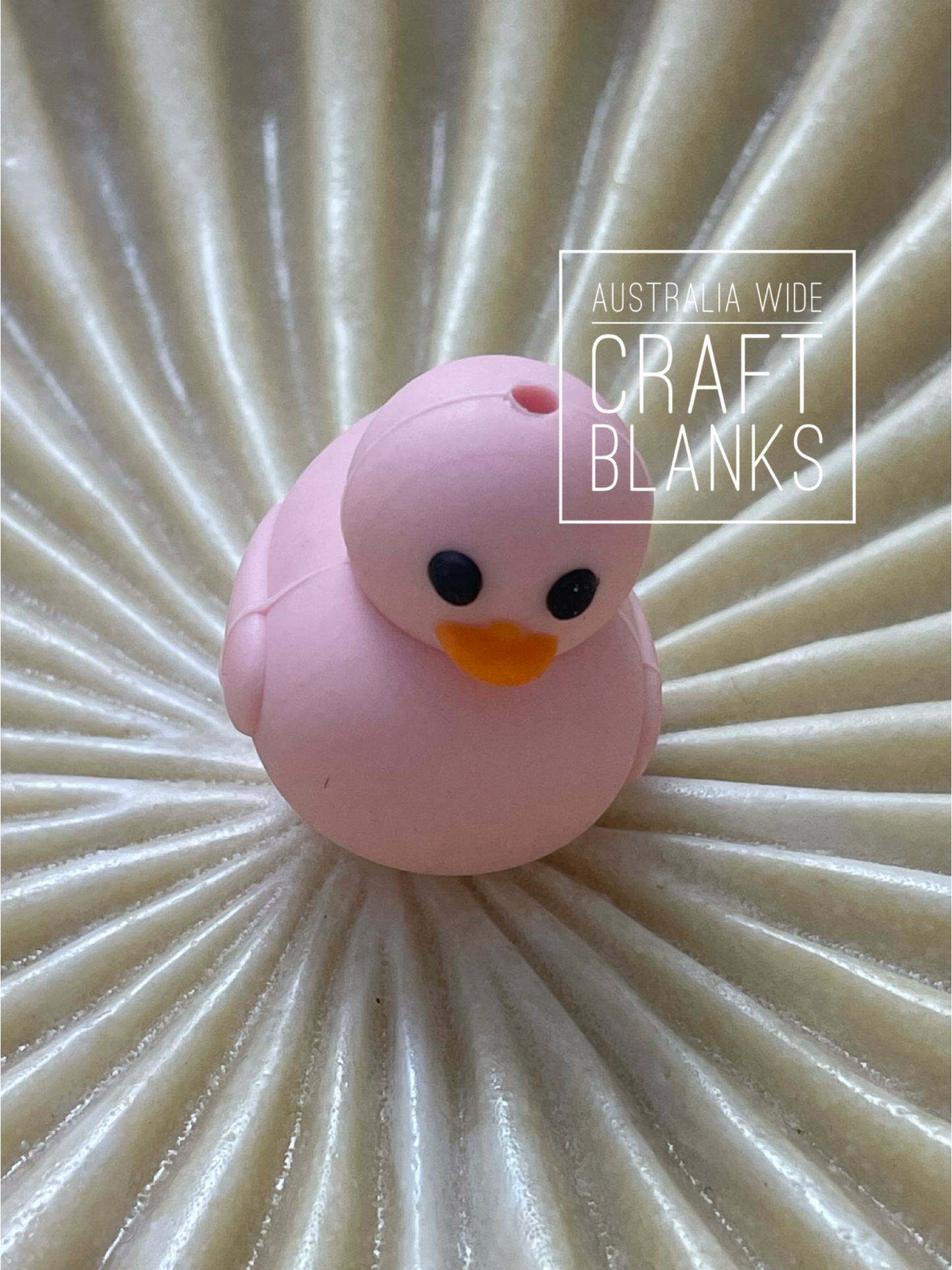 Rubber Duckie - 3D Silicone Bead - #187