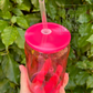 16oz Coloured PLASTIC Libbey Cup w/Acrylic Lid